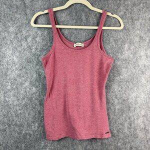 Abercrombie And Fitch Tank Top Medium Pink Y2K 90s Style‎ Fairy Grunge *Flaw